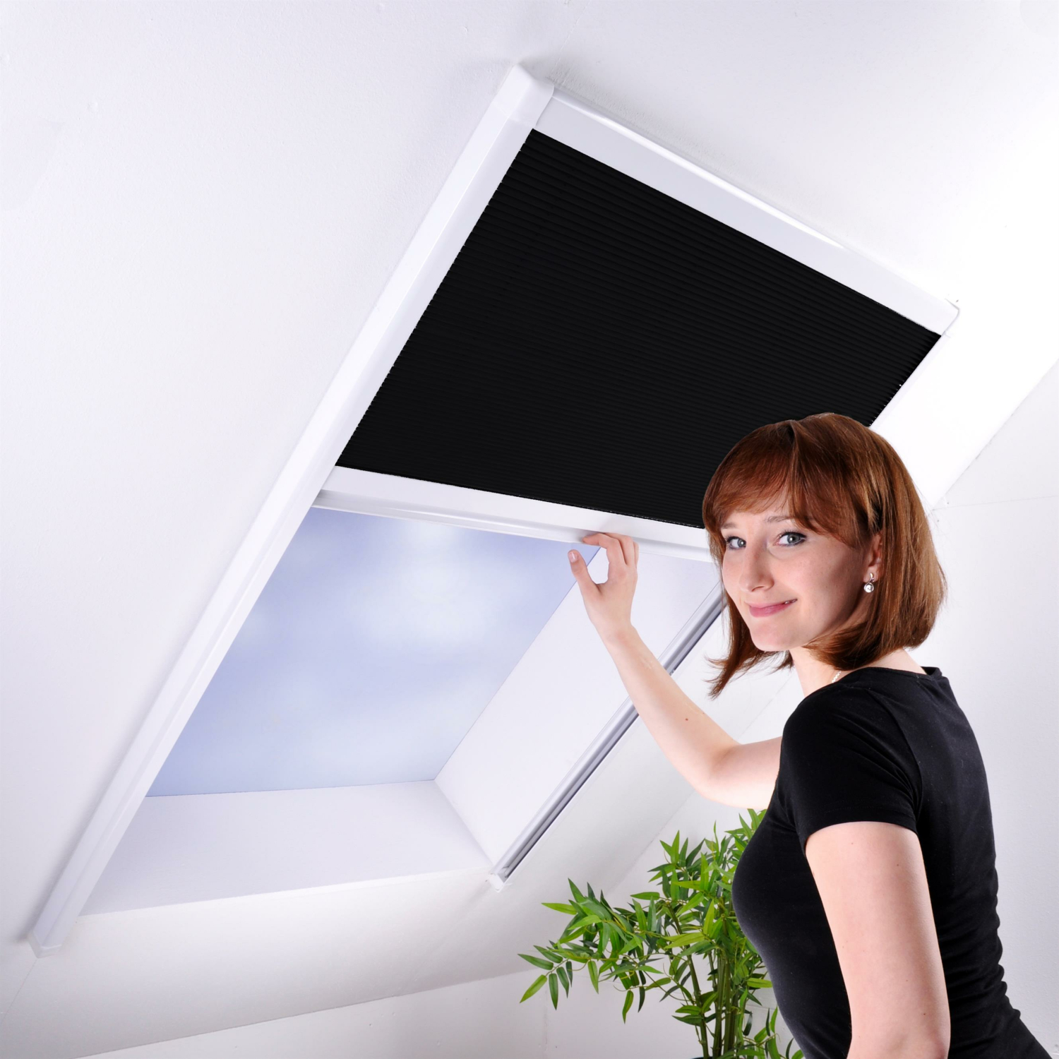 Dachfenster Sonnenschutz-Plissee € Sonnens, 48,99 für Dachfensterplissee -