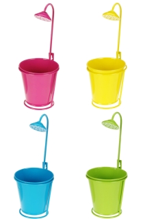 Blumentopf SHOWER - Pflanztopf mit Dusche 10,5 cm Grün