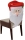 Weihnachtliche Stuhlhusse - Weihnachtsmann Nikolaus Stuhlbezug 6er Pack