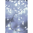 Silberdraht CLUSTER Lichterkette 240 LED KALTWEISS -...