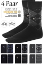 High Comfort Business Socken nahtfrei - 4 Paar -...