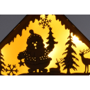 XXL Adventskalender aus Holz mit LED Beleuchtung zum...