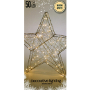 STERN Weihnachtsbeleuchtung 40 cm Draht Lichterkette 50...