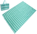 Strandmatte gestreift 150 x 200 cm Strohmatte aus...