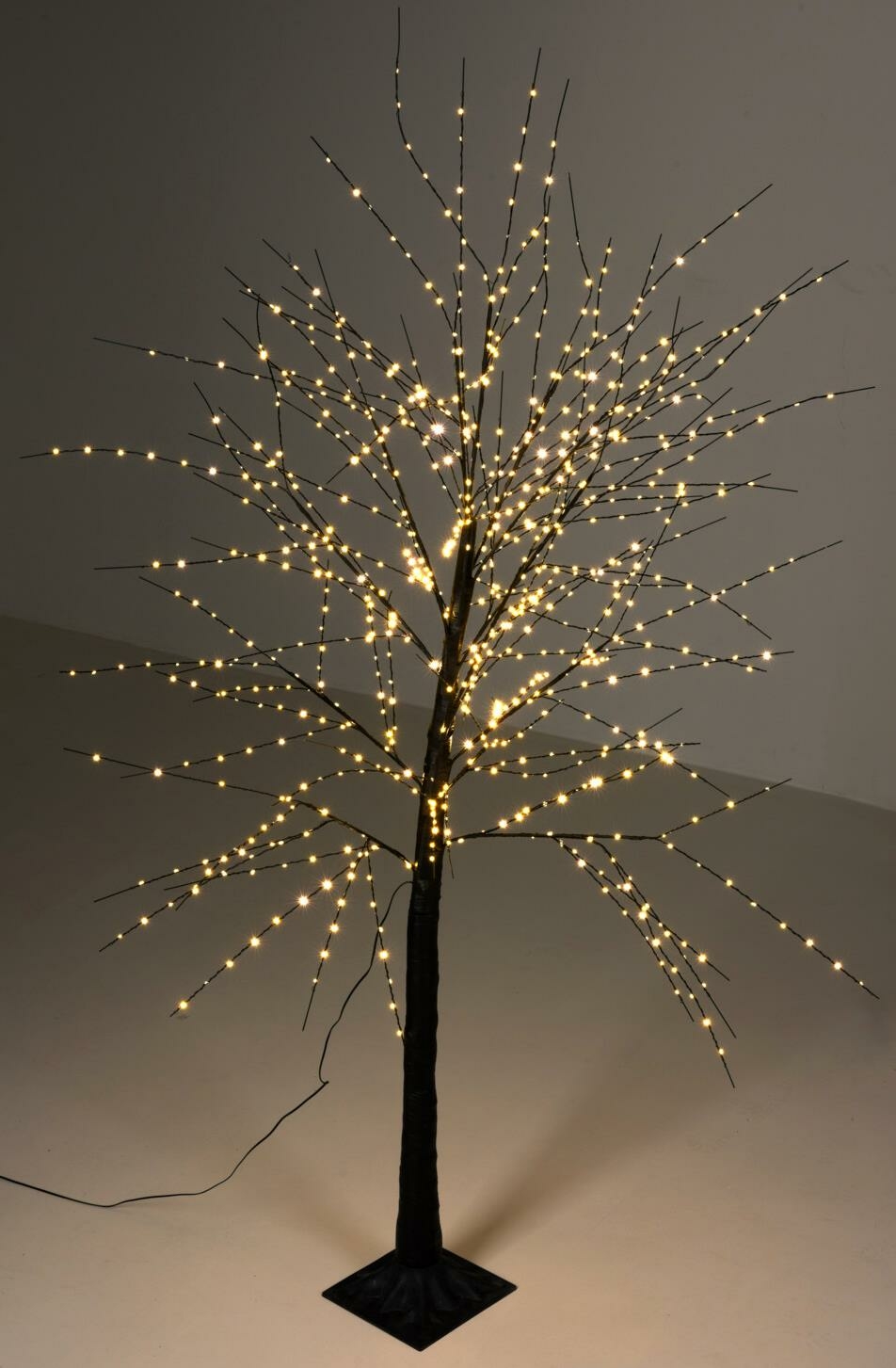 Lichterbaum 840 LED warmweiß 180 cm beleuchteter Baum Silhouett